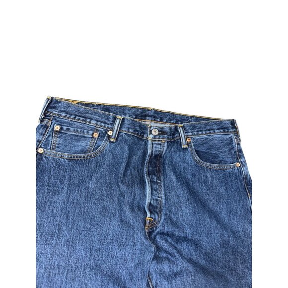 Levi's 501 Button Fly 38x30 Men's Denim Jeans - Picture 3 of 8